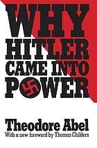 Why Hitler came into power