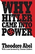Why Hitler came into power
