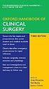Oxford handbook of clinical surgery door Greg R McLatchie