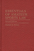 Essentials of amateur sports law