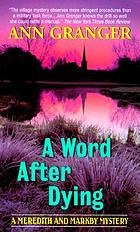 A word after dying