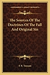 The sources of the doctrines of the fall and original... door Frederick Robert Tennant
