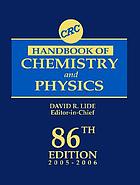 CRC Handbook of chemistry and physics : a ready-reference book of chemical and physical data