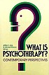 What is psychotherapy? : contemporary perspectives de Jeffrey K Zeig