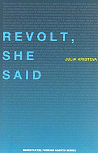Revolt, she said