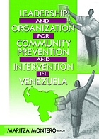 Leadership and organization for community prevention and intervention in Venezuela