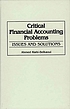 Critical financial accounting problems : issues... door Ahmed Riahi-Belkaoui