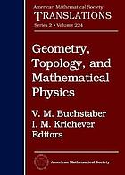 Geometry, topology, and mathematical physics : S.P. Novikov's seminar, 2006-2007