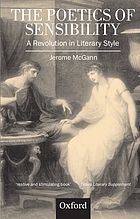 The poetics of sensibility : a revolution in literary style