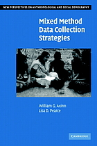 Mixed method data collection strategies