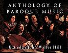 Anthology of Baroque music : music in Western Europe, 1580-1750