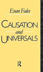 Causation and universals