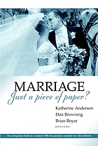 Marriage : just a piece of paper?