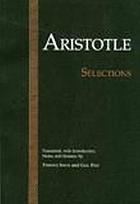 Aristotle : selections