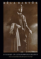 Bela Bartók studies in ethnomusicology
