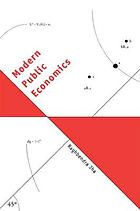 Modern public economics
