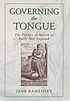 Governing the tongue : the politics of speech in early New England