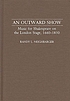 An outward show : music for Shakespeare on the London stage, 1660-1830