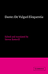 De vulgari eloquentia von Dante Alighieri.