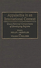 Appalachia in an international context : cross-national comparisons of developing regions
