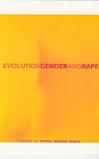 Evolution, gender, and rape