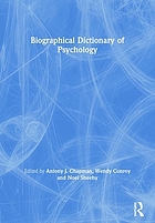Biographical dictionary of psychology