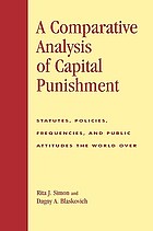 A comparative analysis of capital punishment : statutes, policies, frequencies, and public attitudes the world over