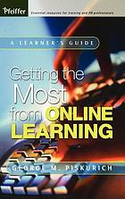 Getting the most from online learning