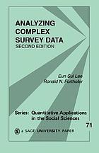 Analyzing Complex Survey Data cover image