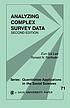 Analyzing complex survey data