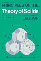 Principles of the theory of solids