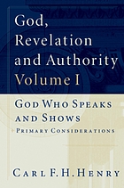 God, revelation, and authority