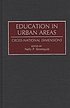 Education in urban areas : cross-national dimensions