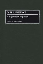 D.H. Lawrence : a reference companion