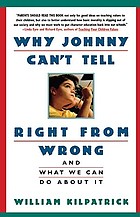 Why Johnny can't tell right from wrong