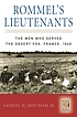 Rommel's lieutenants : the men who served the... de Samuel W Mitcham