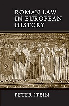 Roman law in European history