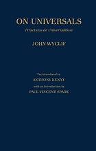Tractatus de universalibus