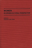 Women in cross-cultural perspective