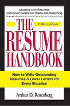 The resume handbook
