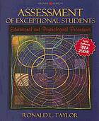 Assessment of exceptional students : educational and psychological procedures