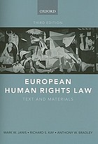European human rights law : text, cases and materials