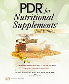 PDR for nutritional supplements