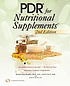 PDR for nutritional supplements