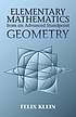 Elementary mathematics from an advanced standpoint.... by  Felix Klein 