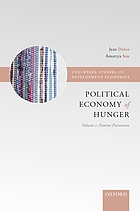 The Political economy of hunger. Vol.2, Famine prevention
