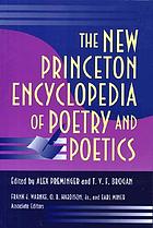 The New Princeton encyclopedia of poetry and poetics