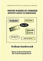 House-names in Cornish= : Henwyn-chiow yn Kernewek