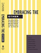 Embracing the other : philosophical, psychological, and historical perspectives on altruism