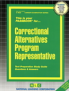 Correctional alternatives program representative.